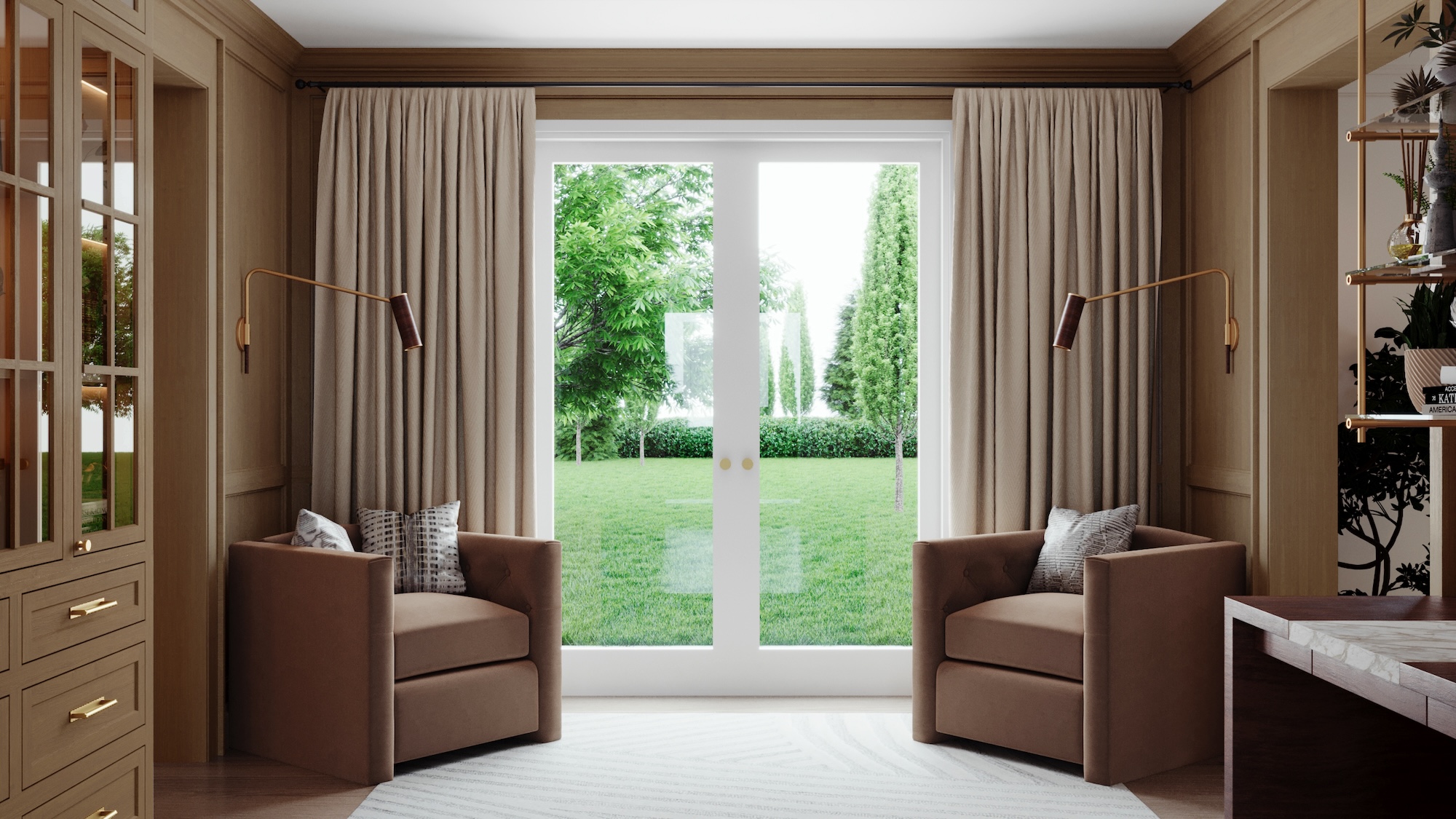 Atrium Interior Design Sliding Doors