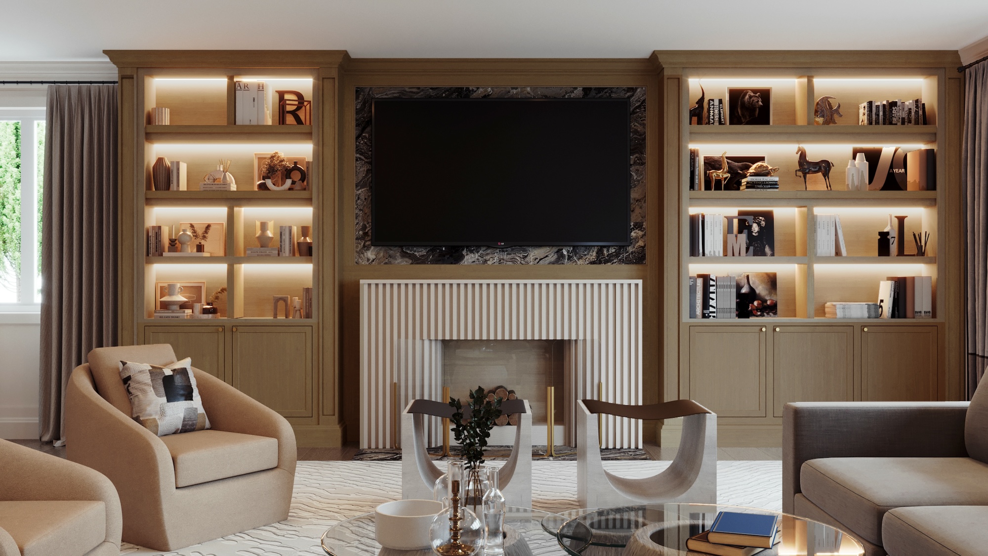 Family Room Interior Design Calabasas Ca