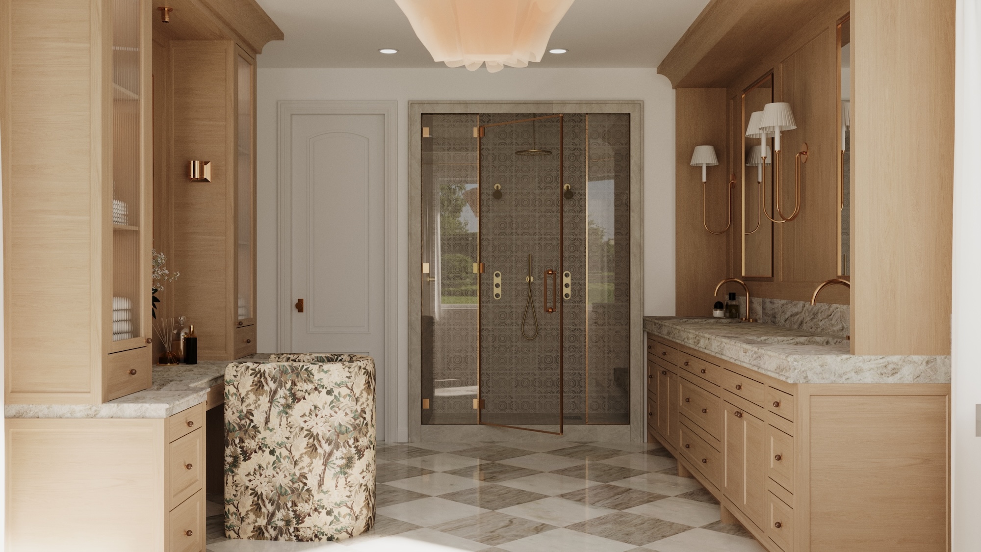 Primary Bathroom Suite Interior Design