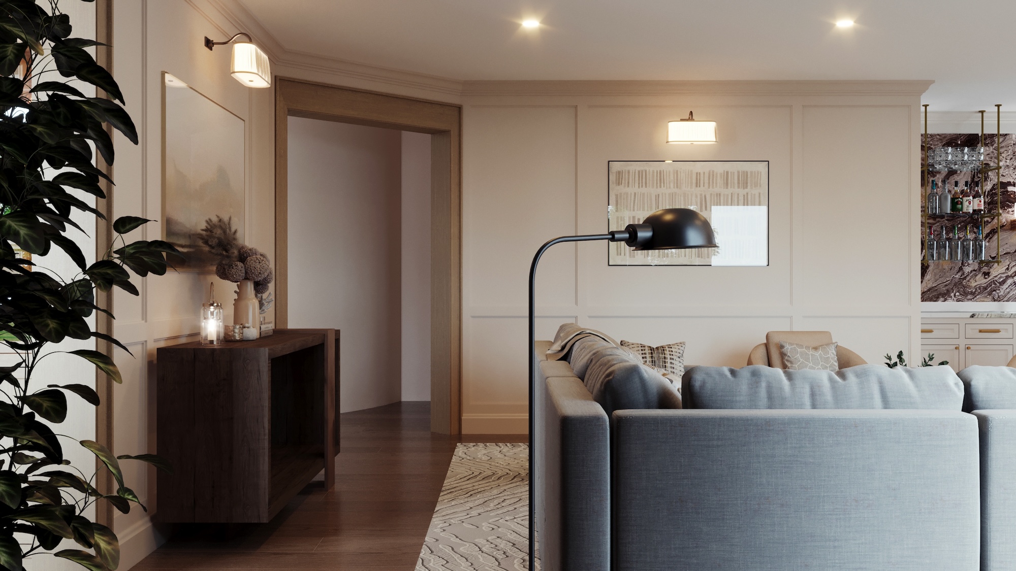 Studio Bral Family Room Interior Design